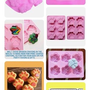 Paw silicone mold for various purposes